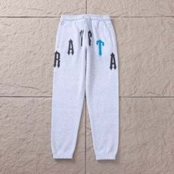 Trapstar Other - Trapstar Irongate Arch Chenille 2.0 Joggers in Grey/Blue